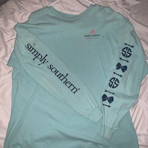 Turquoise Simply Southern “Love Never Fails”